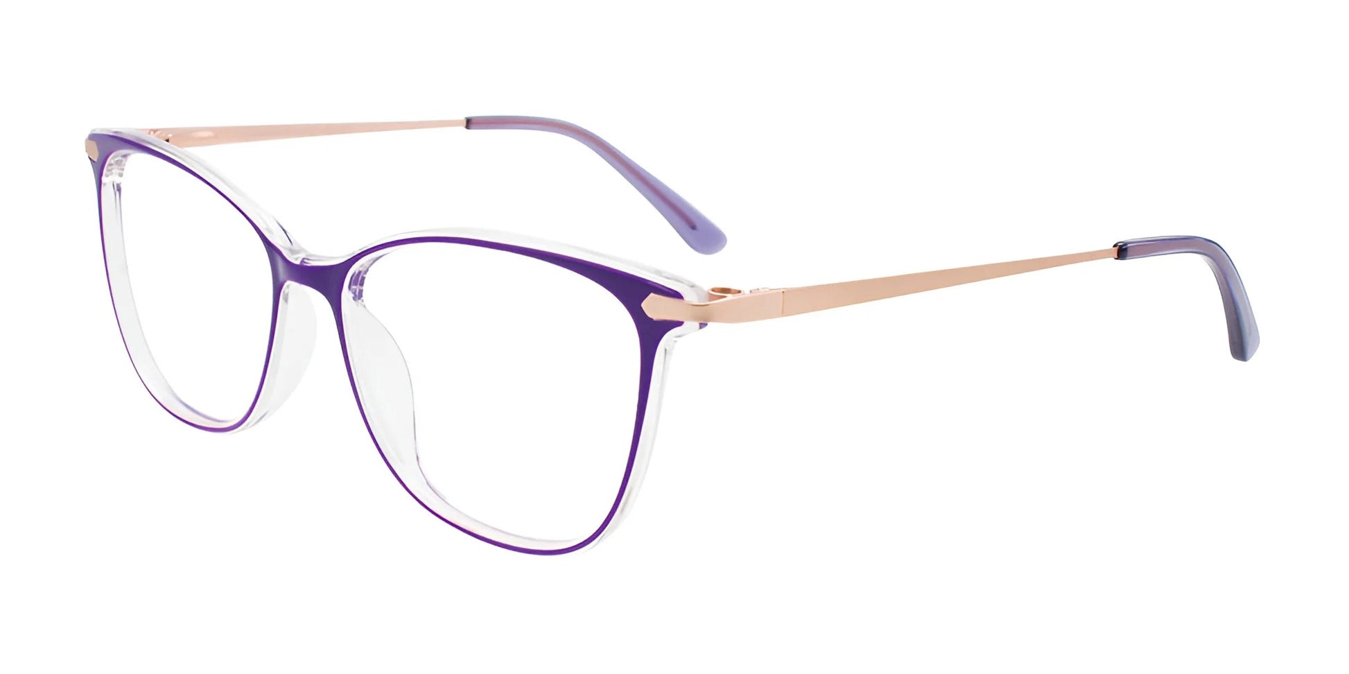Takumi TK1128 Eyeglasses Violet & Crystal