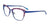 Takumi TK1130 Eyeglasses with Clip-on Sunglasses | Size 53 / Matt Royal Blue & Plum