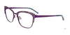 Takumi TK1130 Eyeglasses with Clip-on Sunglasses | Size 53 / Matt Violet & Grey