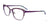 Takumi TK1130 Eyeglasses with Clip-on Sunglasses | Size 53 / Matt Violet & Grey