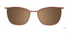 Takumi TK1130 Eyeglasses with Clip-on Sunglasses | Size 53 / Clip Only (Color №010)
