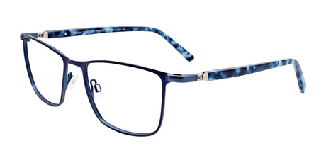 Takumi TK1131 Eyeglasses with Clip-on Sunglasses Matt Navy