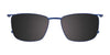 Takumi TK1131 Eyeglasses with Clip-on Sunglasses | Size 54 / Clip Only (Color №050)