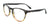 Takumi TK1132 Eyeglasses with Clip-on Sunglasses | Size 53 / Brown & Yellow & Grey Marbled