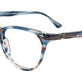 Blue & Brown & Crystal Marbled