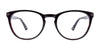 Takumi TK1132 Eyeglasses with Clip-on Sunglasses | Size 53 / Black (Demi Grey Inside)
