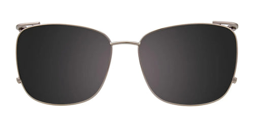 Takumi TK1133 Eyeglasses with Clip-on Sunglasses / Size 53 / Brown Marbled & Crystal Brown