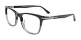 Takumi TK1133 Eyeglasses with Clip-on Sunglasses Dark Grey & Brown Marbled & Crystal Grey