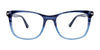Takumi TK1133 Eyeglasses with Clip-on Sunglasses | Size 53 / Brown Marbled & Crystal Brown