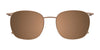 Takumi TK1135 Eyeglasses with Clip-on Sunglasses | Size 52 / Clip Only (Color №010)