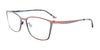 Takumi TK1137 Eyeglasses with Clip-on Sunglasses | Size 56 / Matt Light Brown & Steel Blue