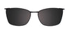 Takumi TK1137 Eyeglasses with Clip-on Sunglasses | Size 56 / Clip Only (Color №090)