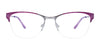 Takumi TK1138 Eyeglasses with Clip-on Sunglasses | Size 55 / Blue & Matt Light Pink