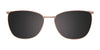 Takumi TK1138 Eyeglasses with Clip-on Sunglasses | Size 55 / Clip Only (Color №030)