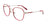 Takumi TK1140 Eyeglasses with Clip-on Sunglasses | Size 53 / Satin Red & Shiny Grey