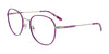 Takumi TK1140 Eyeglasses with Clip-on Sunglasses | Size 53 / Satin Violet & Shiny Grey
