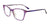 Takumi TK1141 Eyeglasses with Clip-on Sunglasses | Size 52 / Indigo & Purple Marbled