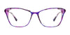 Takumi TK1141 Eyeglasses with Clip-on Sunglasses | Size 52 / Brown & Aqua Marbled