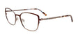 Takumi TK1143 Eyeglasses with Clip-on Sunglasses Matt Dark Brown & Matt Grey Gradient