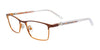 Takumi TK1146 Eyeglasses | Size 44 / Mt Dk Brnbrz/M Brz & Org & Cryst