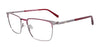 Takumi TK1147 Eyeglasses with Clip-on Sunglasses | Size 51 / Matt Steel & Matt Burgundy