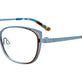Matt Light Blue & Dark Brown