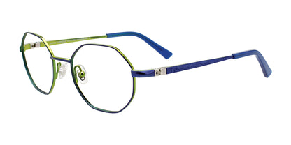 Takumi TK1149 Eyeglasses Satin Navy & Shiny Green