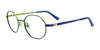 Takumi TK1149 Eyeglasses | Size 45 / Satin Navy & Shiny Green