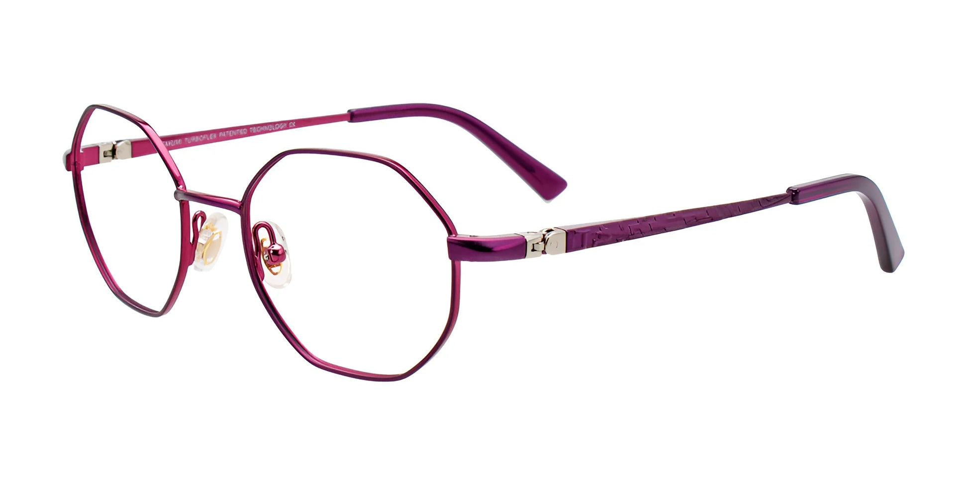 Takumi TK1149 Eyeglasses Satin Dark Purple & Shiny Fuchsia