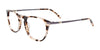 Takumi TK1150 Eyeglasses with Clip-on Sunglasses | Size 50 / Demi Brown & Matt Dark Steel