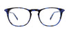 Takumi TK1150 Eyeglasses with Clip-on Sunglasses | Size 50 / Demi Blue & Matt Blue