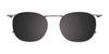 Takumi TK1150 Eyeglasses with Clip-on Sunglasses | Size 50 / Clip Only (Color №010)