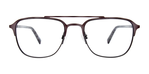 Takumi TK1151 Eyeglasses with Clip-on Sunglasses / Size 52 / Demi Black & Black