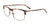 Takumi TK1152 Eyeglasses with Clip-on Sunglasses | Size 58 / Demi Amber & Matt Light Brown