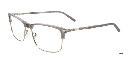 Takumi TK1152 Eyeglasses with Clip-on Sunglasses Light Grey & Matt Steel