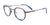 Takumi TK1153 Eyeglasses with Clip-on Sunglasses | Size 44 / Blue Marbled & Satin Steel