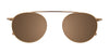Takumi TK1153 Eyeglasses with Clip-on Sunglasses | Size 44 / Clip Only (Color №010)