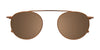 Takumi TK1153 Eyeglasses with Clip-on Sunglasses | Size 44 / Clip Only (Color №015)
