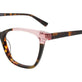 Brown & Amber Marbled & Crystal Pink