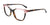 Takumi TK1154 Eyeglasses with Clip-on Sunglasses | Size 54 / Brown & Amber Marbled & Crystal Pink