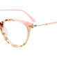 Brown & White Marbled & Light Pink & Brown Crystal