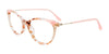 Takumi TK1155 Eyeglasses with Clip-on Sunglasses | Size 53 / Brown & White Marbled & Light Pink & Brown Crystal