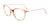 Takumi TK1155 Eyeglasses with Clip-on Sunglasses | Size 53 / Brown & White Marbled & Light Pink & Brown Crystal