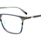 Greyish Blue & Multicolor Lines & Dark Steel