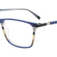 Blue & Multicolor Lines & Dark Blue