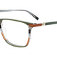 Green & Multicolor Lines & Copper