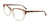 Takumi TK1157 Eyeglasses with Clip-on Sunglasses | Size 56 / Brown Marbled & Crystal Light Brown