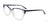 Takumi TK1157 Eyeglasses with Clip-on Sunglasses | Size 56 / Blue Marbled & Crystal Light Blue