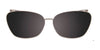 Takumi TK1157 Eyeglasses with Clip-on Sunglasses | Size 56 / Clip Only (Color №010)