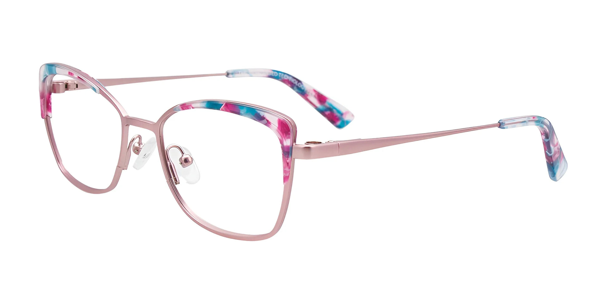 Takumi TK1158 Eyeglasses Matt Light Lilac & Marbled Fushia